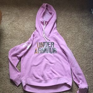 light purple under armour women’s sweatshirt